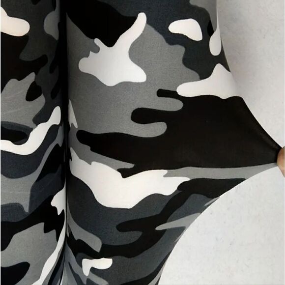 Women's Leggings Camouflage Tracksuit High Waist Casual Leggings - Picture 5 of 11